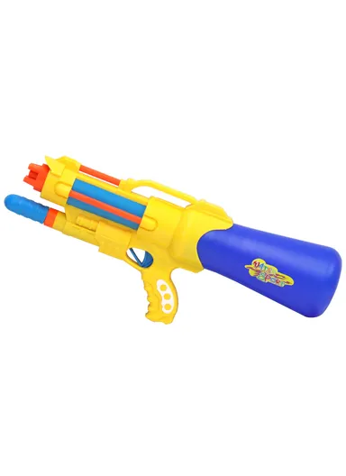Plastic Funny Toy Water Gun with Removable Water Tank, For Kids (L43 x W16)cm - Yellow