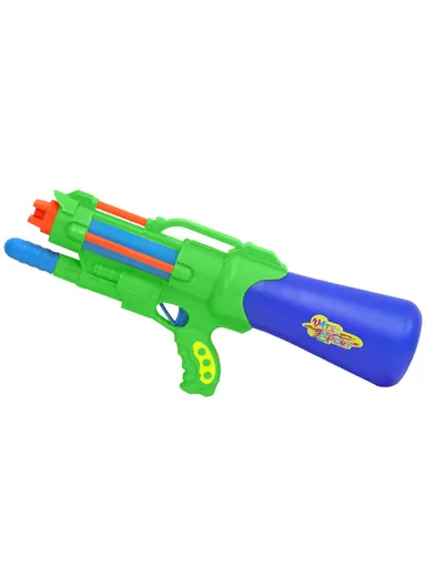 Plastic Funny Toy Water Gun with Removable Water Tank, For Kids (L43 x W16)cm - Green
