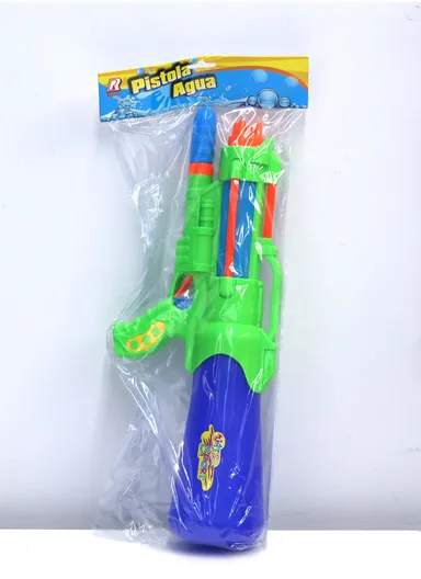 Plastic Funny Toy Water Gun with Removable Water Tank, For Kids (L43 x W16)cm - Green