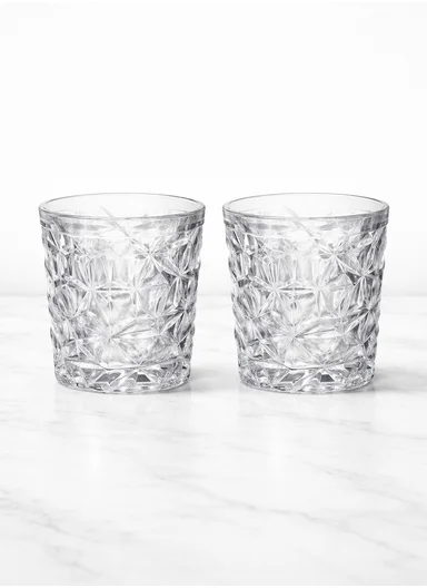 270ml 6Pcs Crystal Transparent Round Glass Cups with Sturdy Base &amp; Smooth Rim for Beverages BM6011BH