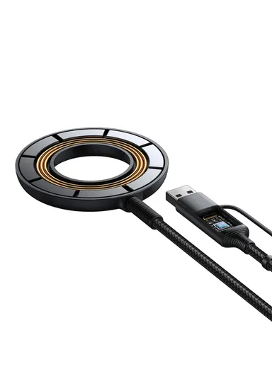 Magnetic Wireless Charger JR-WQM03- Black