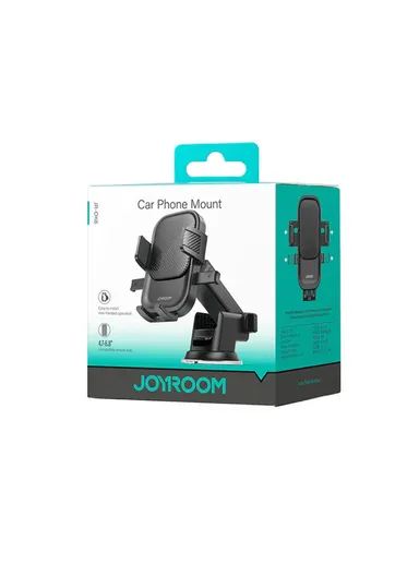 Dashboard 360° Rotatable Car Phone Mount Holder for 4.7" to 6.8" Smartphones, JR-OK6 - Black