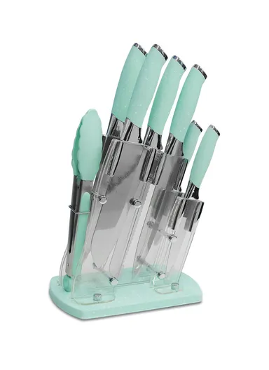 8-Piece Stainless Steel Knife Set with Stand - Reseda