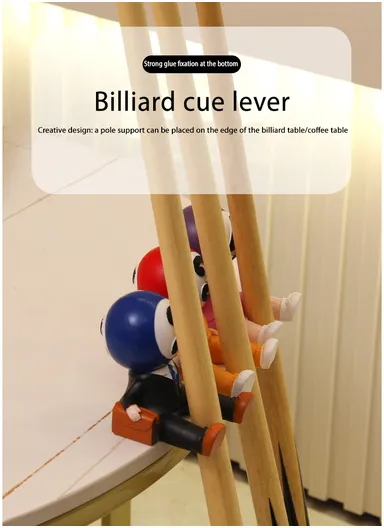 Resin Craft Billiard Doll Home Decoration Cue Organizer, Mobile Phone Holder BN-206-11 (L9 x W7 x H10)cm