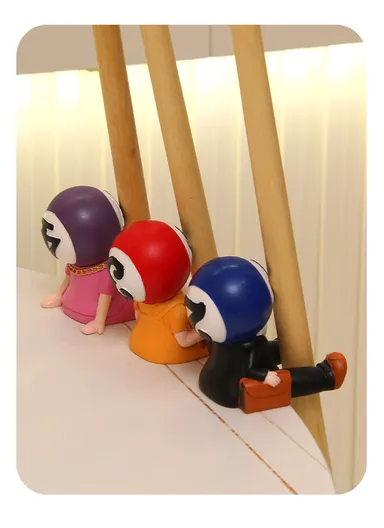 Resin Craft Billiard Doll Home Decoration Cue Organizer, Mobile Phone Holder BN-206-11 (L9 x W7 x H10)cm