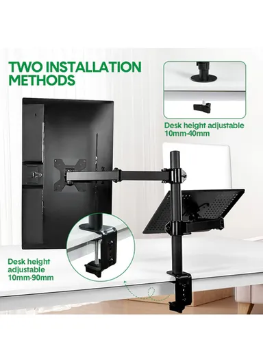 13-30" Adjustable Laptop &amp; Monitor Stand, with Full Articulation &amp; Cable Management (L30 x W33)cm