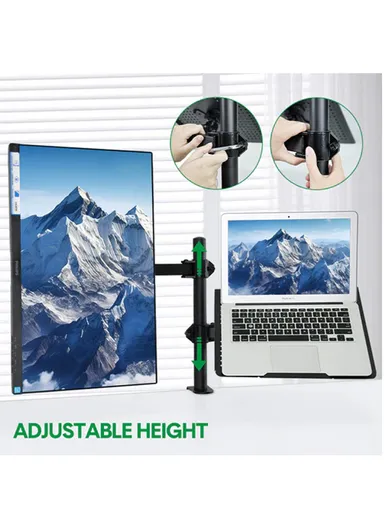 13-30" Adjustable Laptop &amp; Monitor Stand, with Full Articulation &amp; Cable Management (L30 x W33)cm