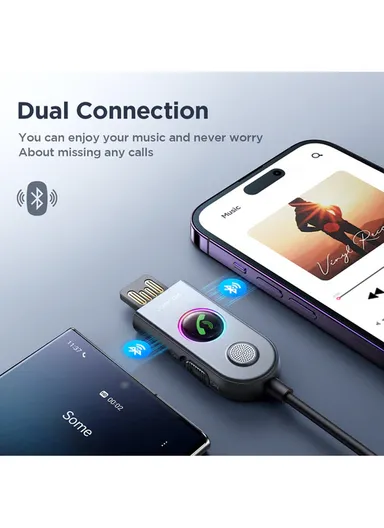 Car-B Series ENC Wireless Receiver JR-CB6 - Dark Gray