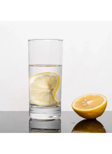 270ml 6-Pcs Transparent Highball Round Drinking Glass Cups BM60164 (D6 x H16)cm