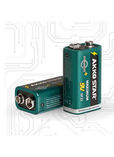 9V Alkaline Battery Heavy Duty Battery 6F22 AK04224