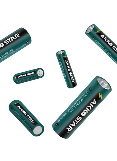 2 Pcs 1.5V AAA Carbon Batteries