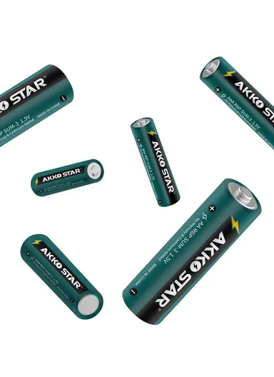 2 Pcs 1.5V AA Carbon Batteries