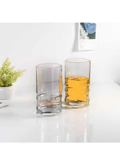 310ml x 6-Pcs Elegant Design Glass Cups for All Occasions BMH145