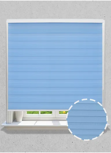 150x150cm Manual Window Blinds, Blackout Polyester Fabric Roller Blinds, Semi Shade Shutter, Light Filtering Roller Shades - Blue
