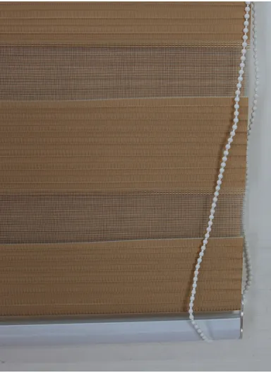120x150cm Manual Window Blinds, Blackout Polyester Fabric Roller Blinds, Semi Shade Shutter, Light Filtering Roller Shades - Brown