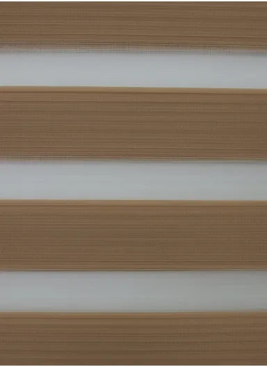 120x150cm Manual Window Blinds, Blackout Polyester Fabric Roller Blinds, Semi Shade Shutter, Light Filtering Roller Shades - Brown