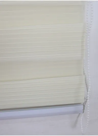 180x200cm Manual Window Blinds, Blackout Polyester Fabric Roller Blinds, Semi Shade Shutter, Light Filtering Roller Shades - White