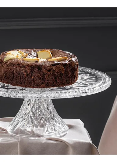 Cosmic Glass Cake Stand 30 cm