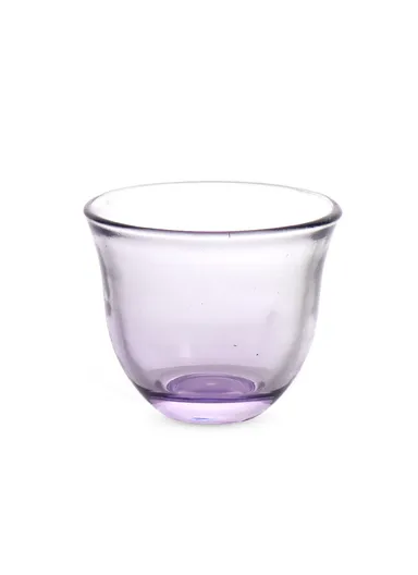 12Pcs 60ml Moon Light Glass Cups HB-2318 - Purple