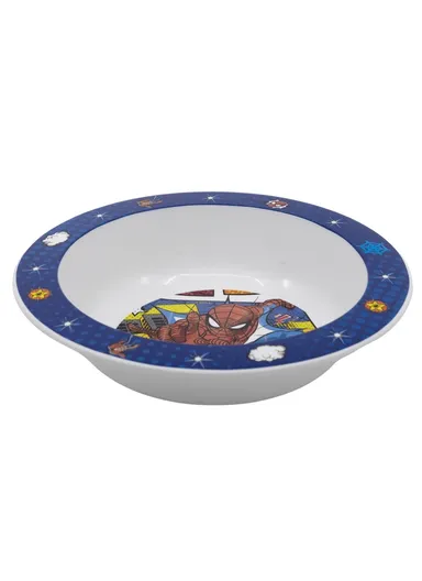 Spider-Man Midnight Flyer Micro Bowl, Ideal for Superhero Mealtimes (W16 x D16 x H4)cm