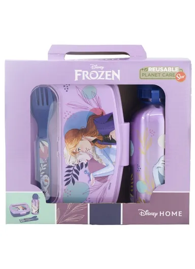Frozen Trust The Journey 4-Piece Urban BTS Set, Ideal for Kids' Snacks on the Go