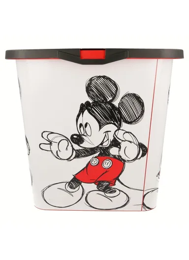 23L Mickey Fancy Storage Click Box, Kids' Room Organization (W28.7 x D38.7 x H27)cm