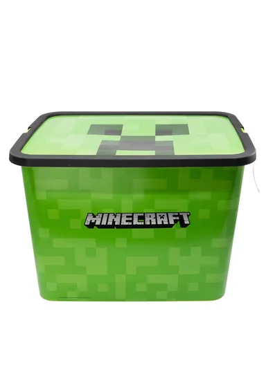 23L Minecraft Storage Click Box, Kids' Room Organization (W28.7 x D38.7 x H27)cm