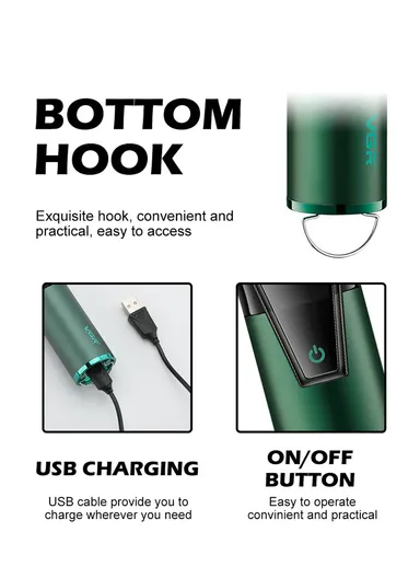 2-in-1 Professional Rechargeable Cordless Clipper &amp; Trimmer Set with LED Display, Trimmer &amp; Clipper with Accessories V-677