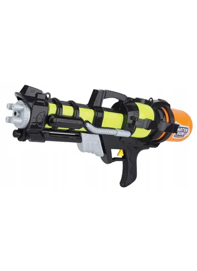Water Gun Toy Colorful Design with 1.5L Water Tank For Kids (L62 x W28)cm- Black