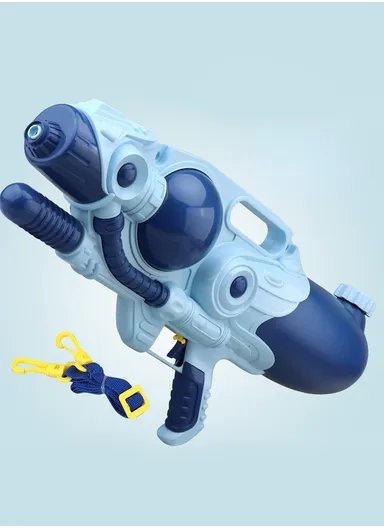 1.4L Large Capacity Plastic Water Gun Mixed Colors High Pressure For Kids &amp; Adults (L62 x W28)cm- Blue