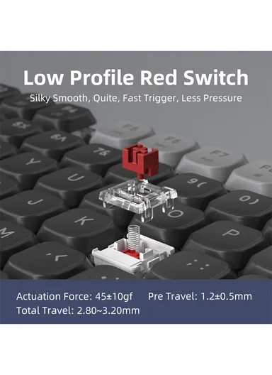 USB Wired Mechanical Keyboard &amp; Mouse Set with 104Keys, Ice Blue Lights &amp; 6 DPI Mouse for Windows &amp; Mac MOON104 