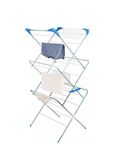 3-Tier Indoor &amp; Outdoor Portable Clothes Drying Rack, Ideal for Versatile Laundry Needs 8033 (W61 x D44 x H133)cm