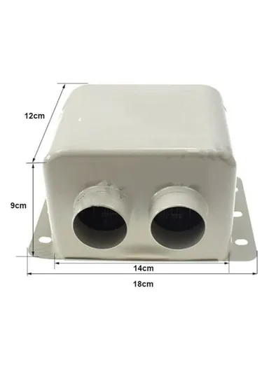 24V 800W Dual Hole Car Heater Window Defrosting Defogging Vehicle Interior PTC Heater
