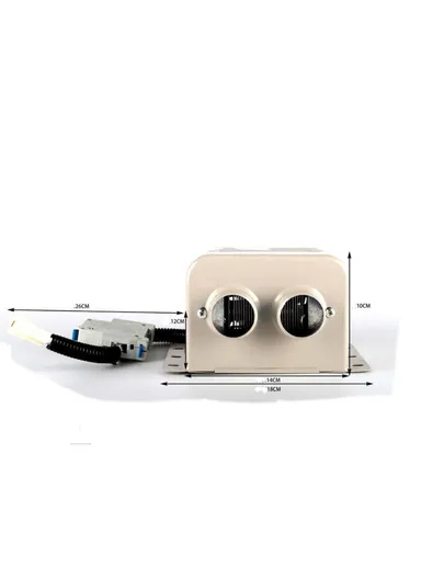 24V 800W Dual Hole Car Heater Window Defrosting Defogging Vehicle Interior PTC Heater