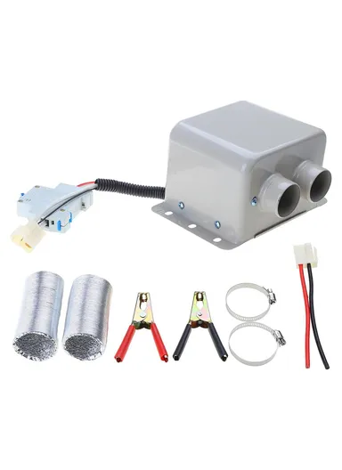 24V 800W Dual Hole Car Heater Window Defrosting Defogging Vehicle Interior PTC Heater