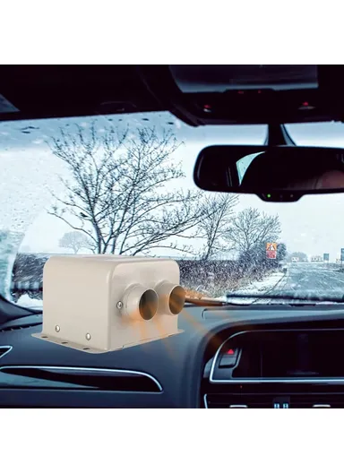 24V 800W Dual Hole Car Heater Window Defrosting Defogging Vehicle Interior PTC Heater