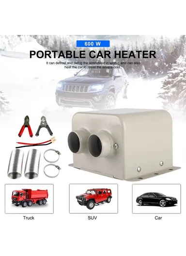 24V 800W Dual Hole Car Heater Window Defrosting Defogging Vehicle Interior PTC Heater