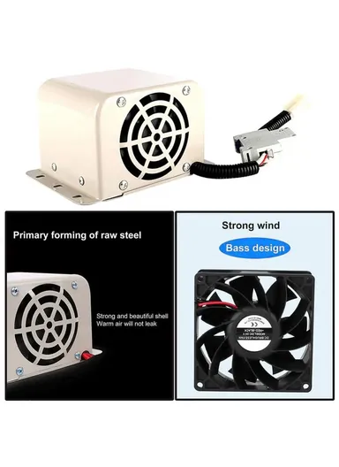 24V 800W Dual Hole Car Heater Window Defrosting Defogging Vehicle Interior PTC Heater