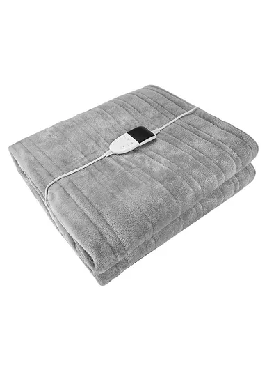 150x180cm Washable Double Sided Flannel 6 Levels Electric Heating Blanket with Timer, EU Plug