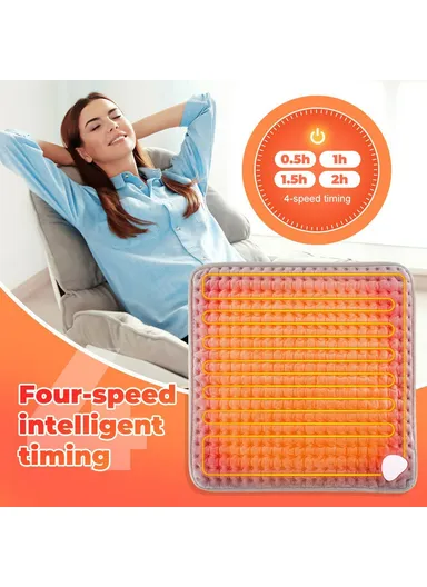9 Gears Winter Electric Feet Warmer Adjustable Foot Warming Mat Heating Pad with Timer - EU Plug
