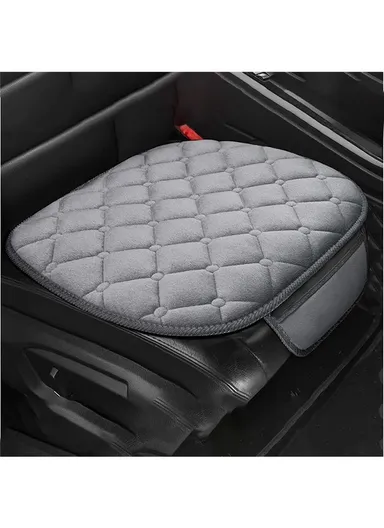 12V USB Mechanical Switch Electric Heating Car Seat Cushion Warm Winter Seat Heater Mat (L45 x W45)cm - Grey
