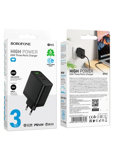 PC PD20W AC Power Adapter Wall Desk Charger BN12 - Black