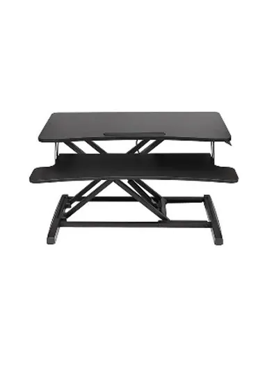 Adjustable Sit-Stand Desk Converter Ergonomic, Space-Saving Standing Desk for Laptop/Monitors, Easy Height Adjustment (L90 x W40 x H50)cm