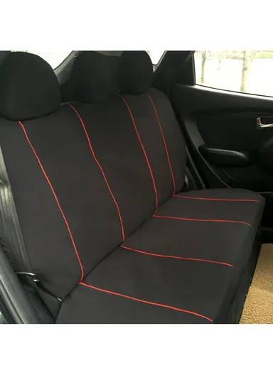 9Pcs/Set Universal Full Surround Polyester Car Seat Cover Interior Decoration Integrated Seat Cover Seat Protector for Cars &amp; SUVs - Pink