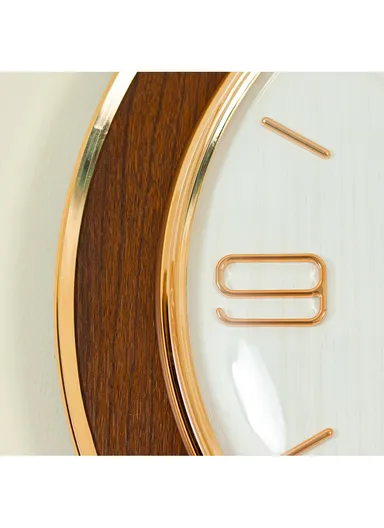 40cm Fashion &amp; Decorative Silent Round Wall Clock Battery Operated For Home, Office - Blue