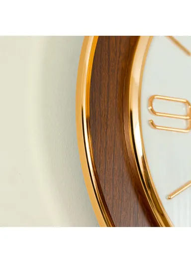 40cm Fashion &amp; Decorative Silent Round Wall Clock Battery Operated For Home, Office - Blue