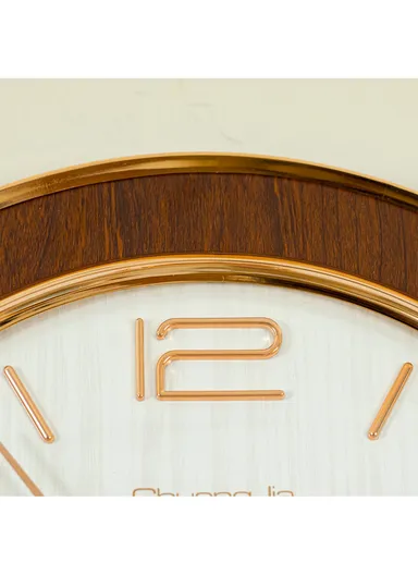 40cm Fashion &amp; Decorative Silent Round Wall Clock Battery Operated For Home, Office - Blue