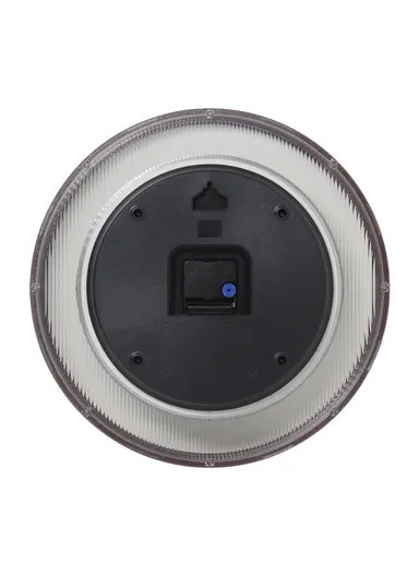 37cm Decorative Silent Round Wall Clock Non-Ticking Battery Operated For Home, Office - Brown