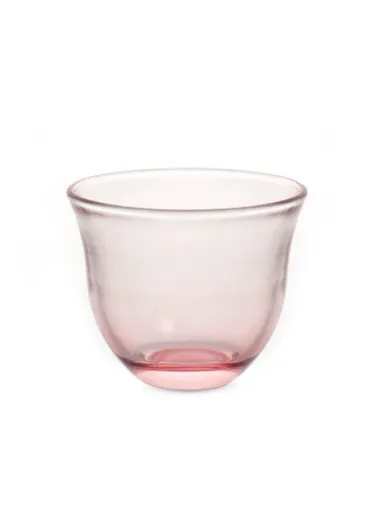 60ml 6 Pcs Elegant Round Glass Moonlight Cups Suitable For Beverages HB-2319 - Pink