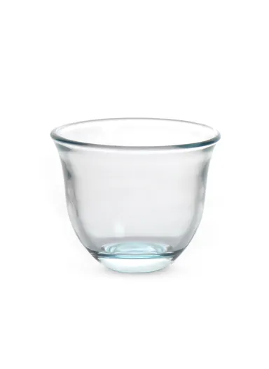 6Pcs 60ml Elegant Round Glass Moonlight Cups Suitable For Beverages HB-2319 - Blue